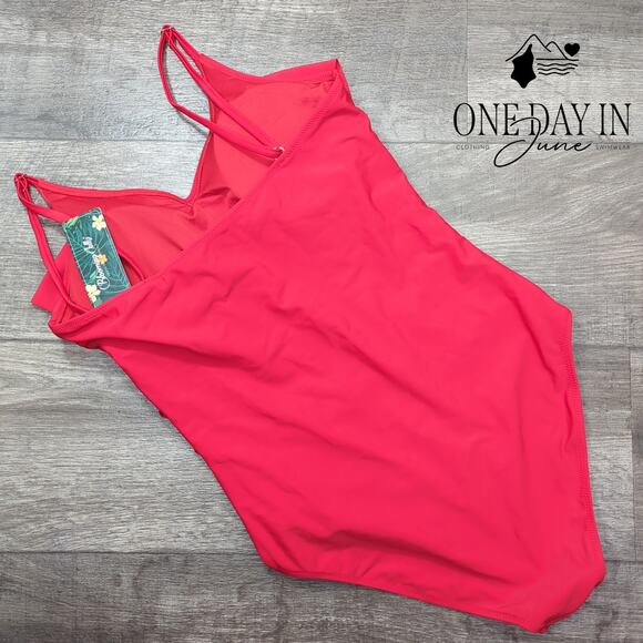 Blooming Jelly Tummy Control Flounce One Piece Swimsuit Size L - Picture 7 of 7